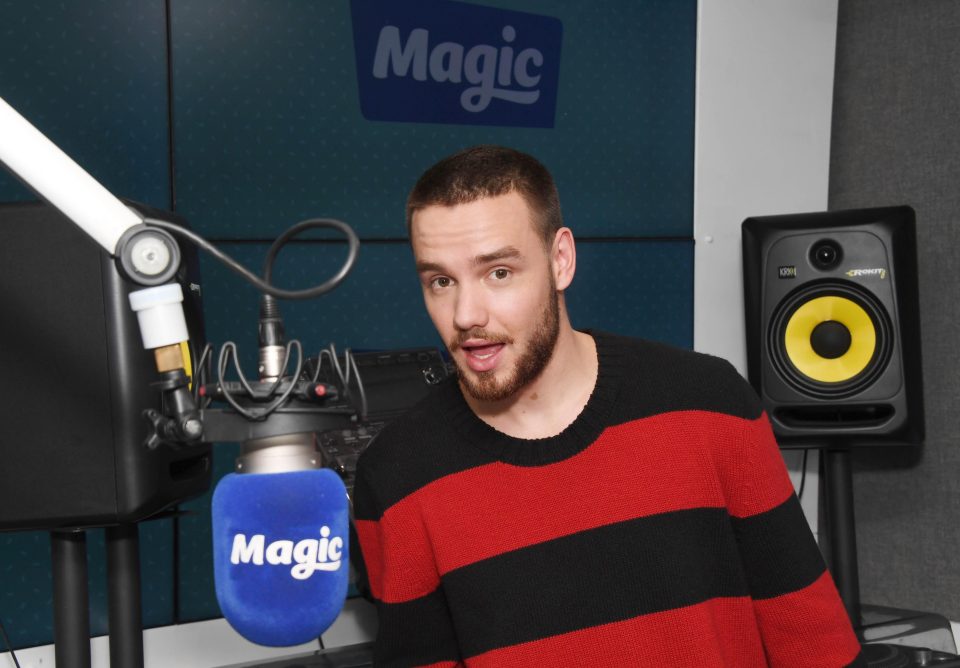  Liam appeared to be delighted about promoting his new single