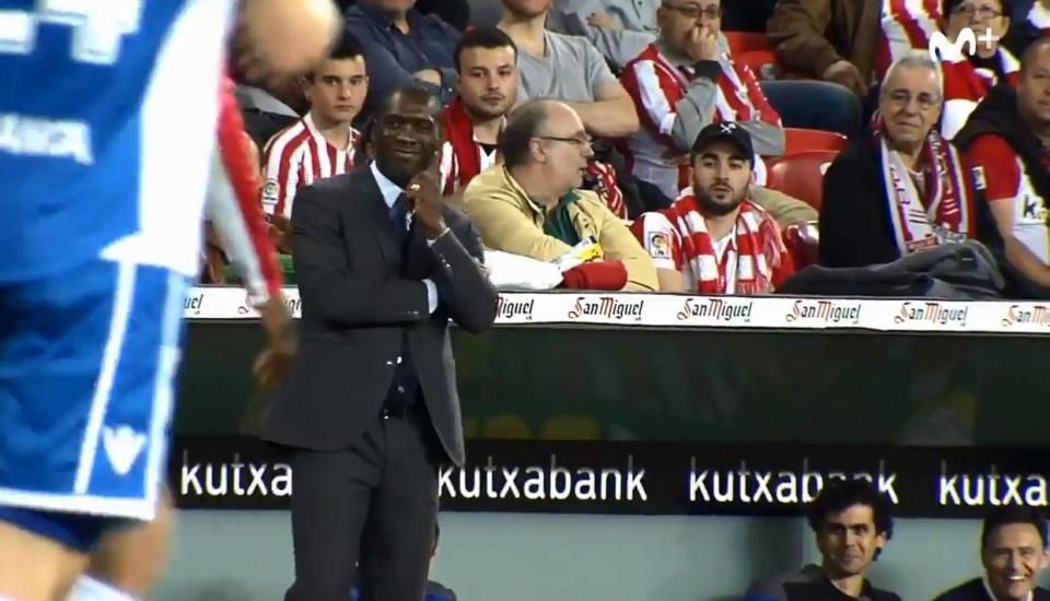  Clarence Seedorf gives a cheeky grin after wowing his players