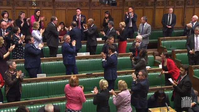  Meanwhile Ms Smeeth received a standing ovation from Labour MPs