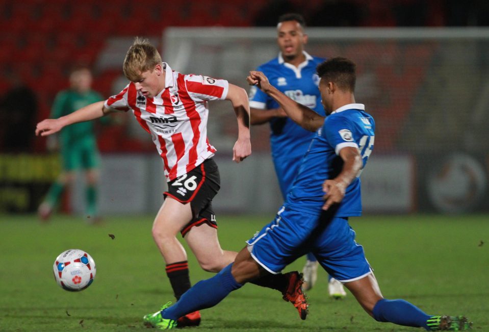  Luke Thomas joined Derby from Cheltenham in 2016