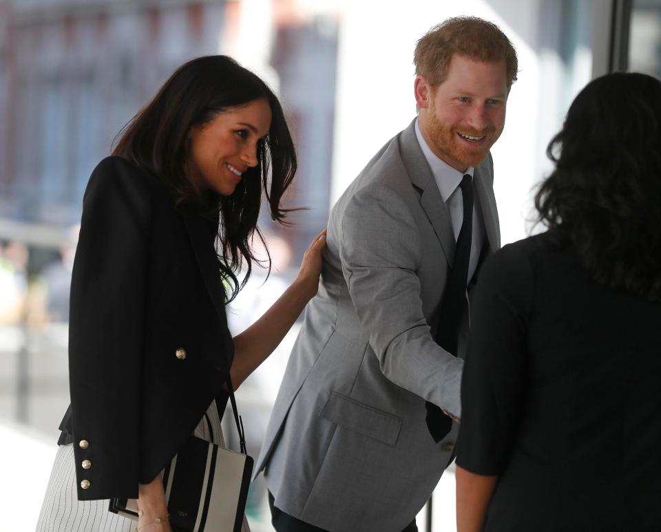  Prince Harry said Meghan was excited to be at the event