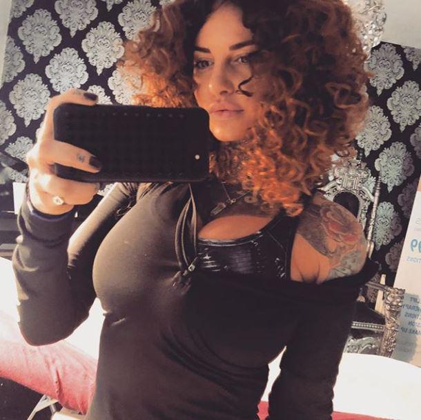  Jemma Lucy shared a sultry snap of her curly hair on Instagram today