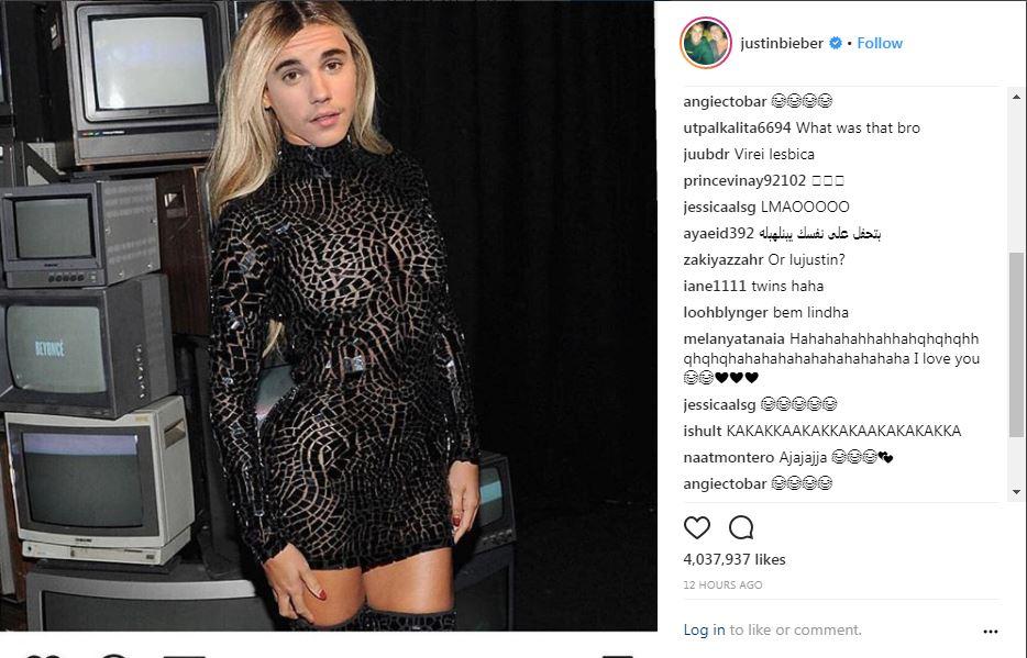 Fans were in hysterics over it, and rushed to Instagram to leave their comments