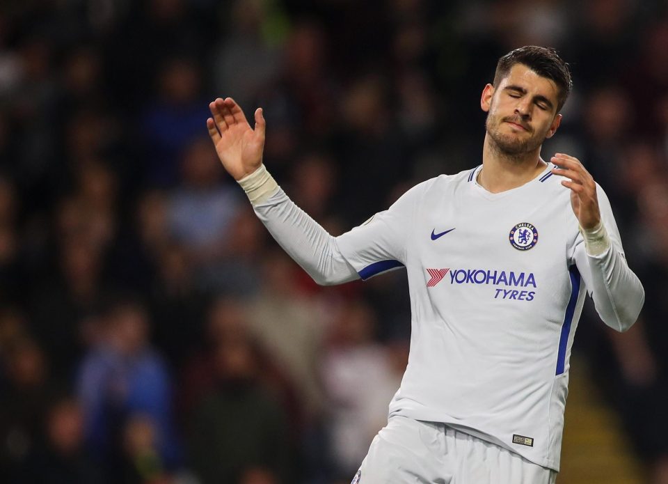  Morata has endured a shaky season under the management of Conte