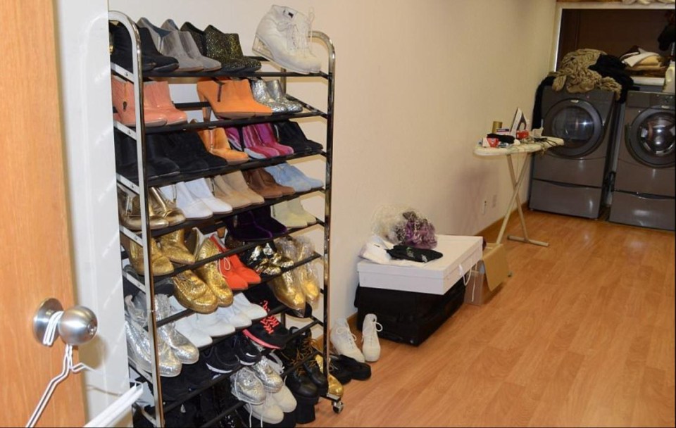 Prince's extensive shoe collection was photographed 