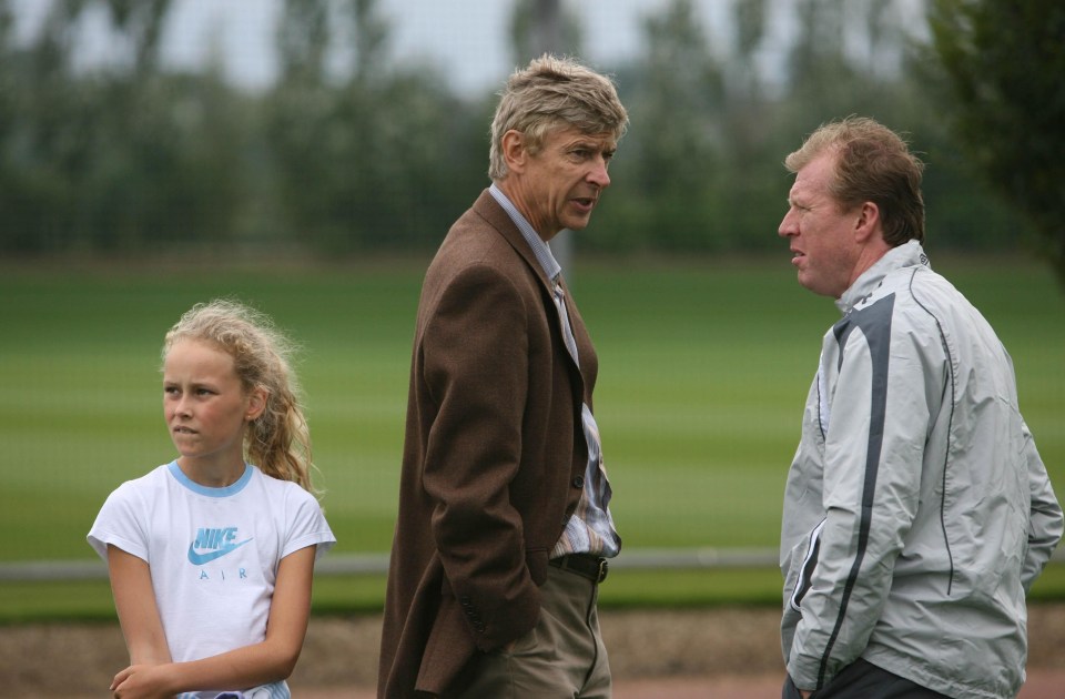 Arsene Wenger has been fiercely protective of his private life but here is what we know about his daughter Lea, right,