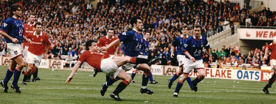  Hughes' extra time wonder goal in Manchester United’s 1994 semi with Oldham changed the course of history