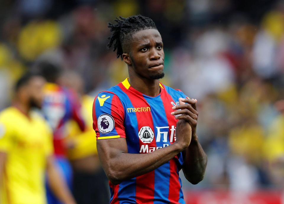  There is also long-running interest in Crystal Palace star Wilfried Zaha