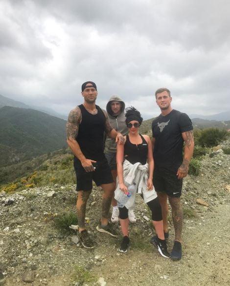 Dan was on the trip with Calum Best and Stephanie Davis