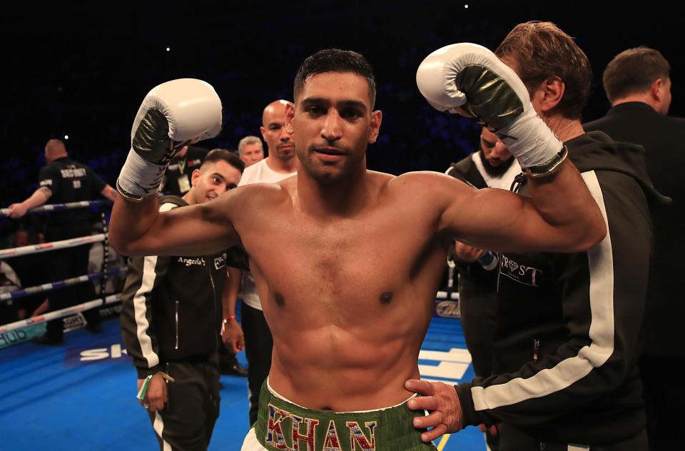  Amir Khan says he wants to fight Adrien Broner next after his successful return to the ring