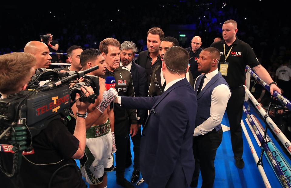  Amir Khan could finally face his domestic rival Kell Brook