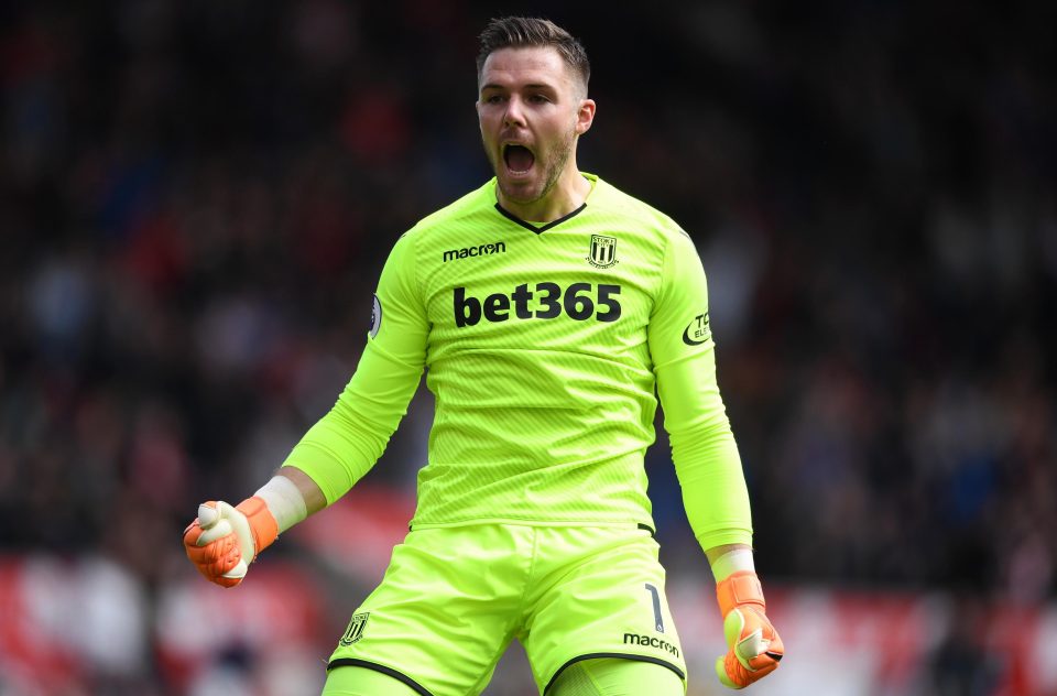  Stoke ace Jack Butland could get the nod as Gareth Southgate's No1