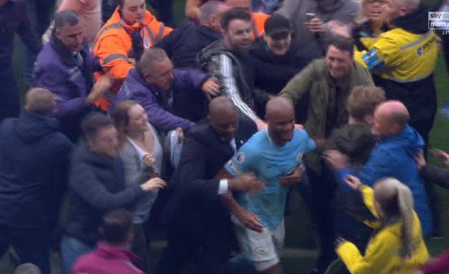  Vincent Kompany gets the adulation his performances have deserved this season