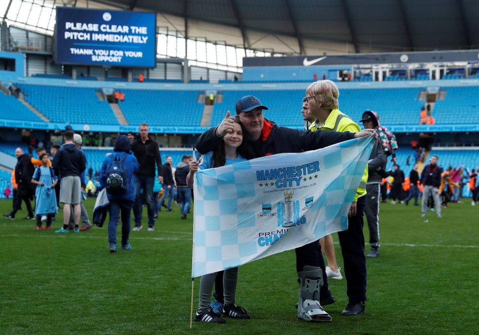  This was City's third Premier League crown in six years - and the fans loved it