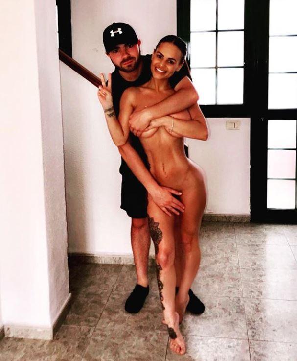  Chantelle posted this picture with her 'gay bestie' after flying to Gran Canaria