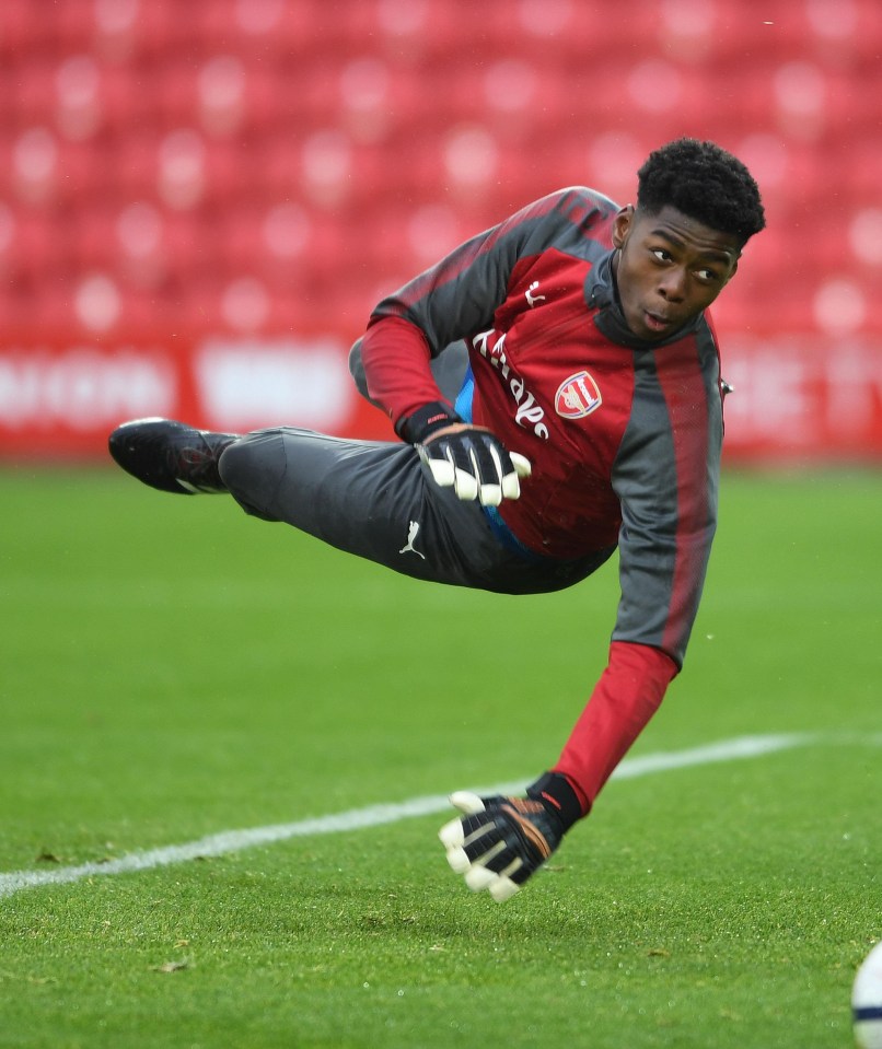 Arthur Okonkwo is seen as one of Arsenal’s hottest prospects in their youth teams