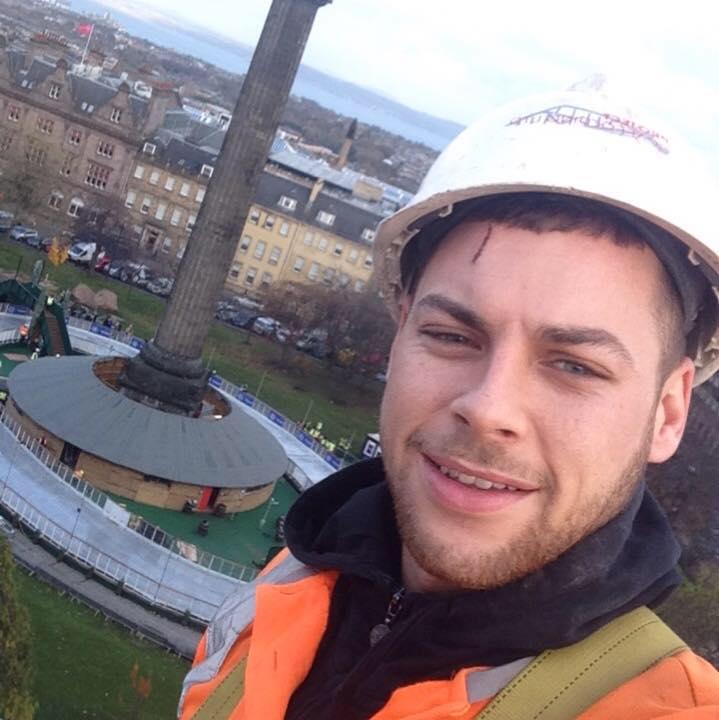  Crawford is a scaffolder from Durham