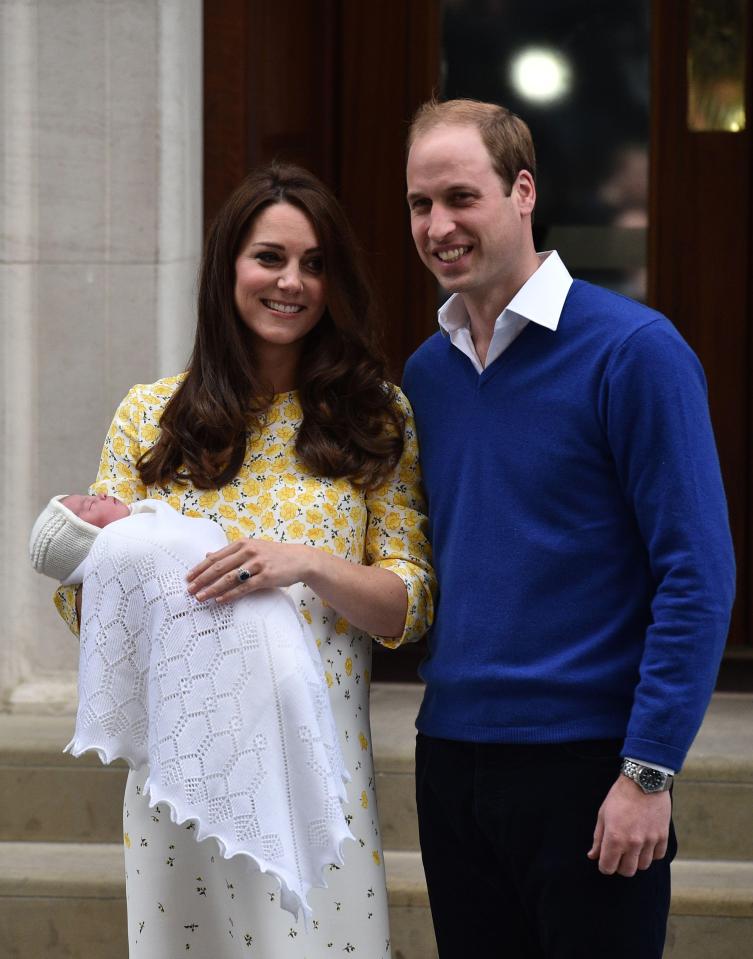  Wills and Kate posed happily for the world's media following the birth of Princess Charlotte