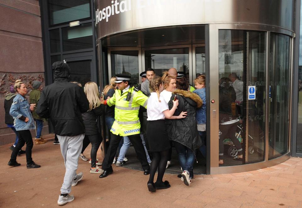  A crowd dubbed 'Alfie's army' threatened to storm the hospital Alfie was being treated in