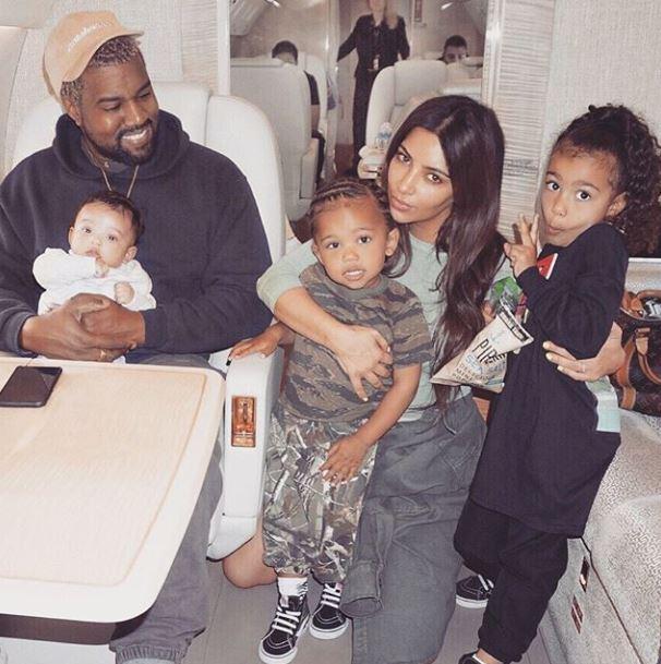  Kim and Kanye have three kids, North, Chicago and Saint