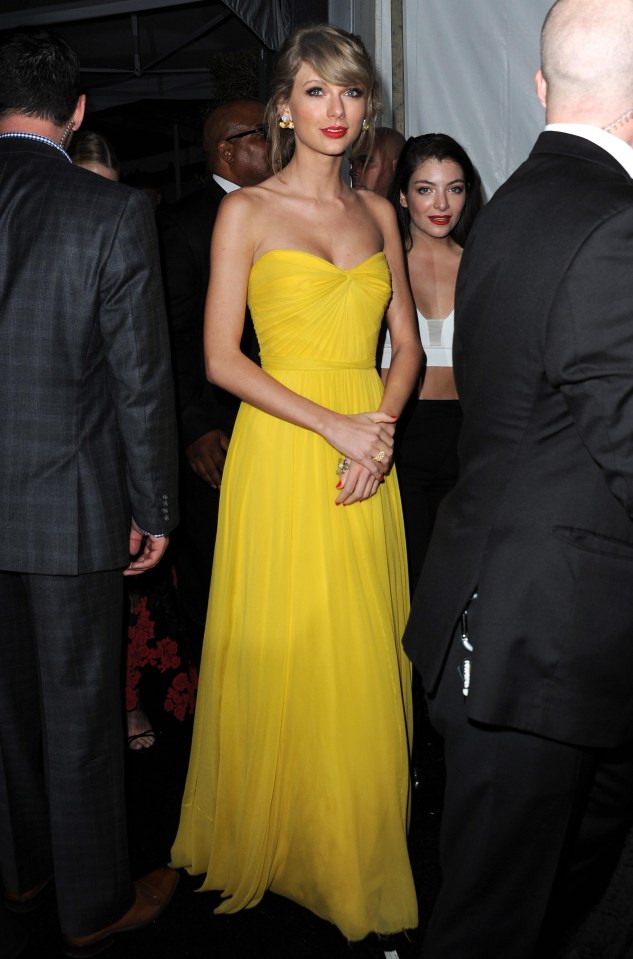 Taylor Swift  has worn a yellow number by Jenny