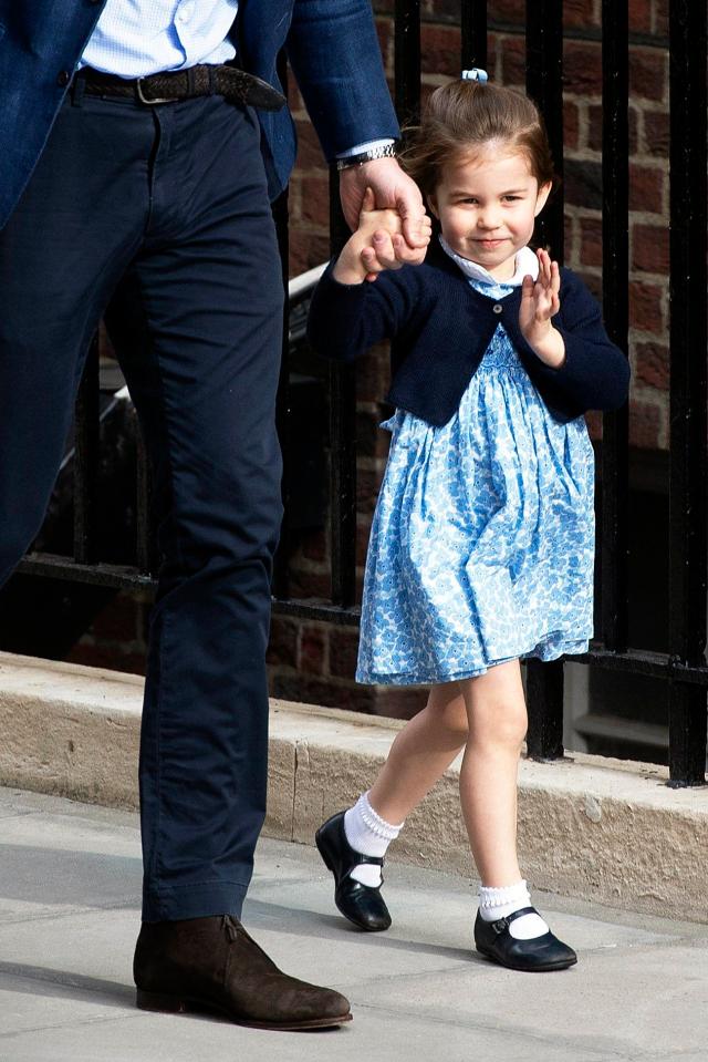  Princess Charlotte stole our hearts with her waves to the crowds when she went to meet her new baby brother Prince Louis