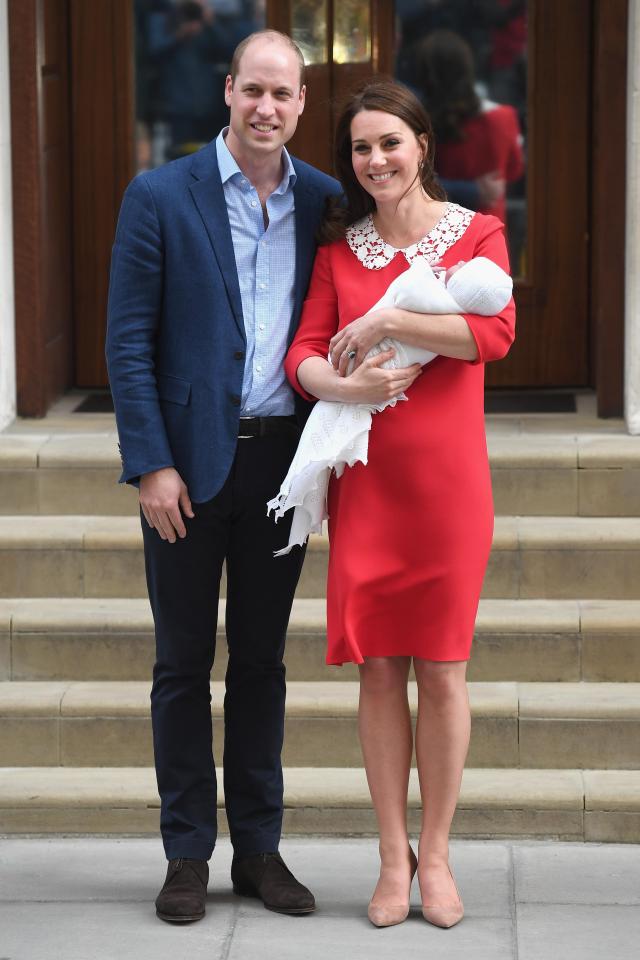  The Duchess left hospital after her third baby in what many see as a nod to Princess Diana