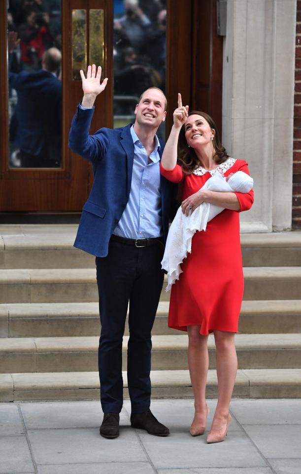  Kate Middleton also wore Gianvito Rossi heels outside the Lindo Wing, when she introduced the world to Prince Louis