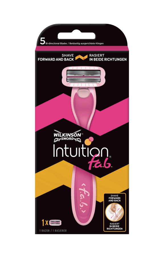  The Wilkinson Sword Intuition f.a.b is half price from Superdrug