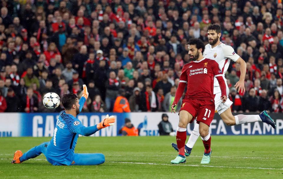  Mo Salah makes it 43 goals for the season in what would turn out to be an easy night's work