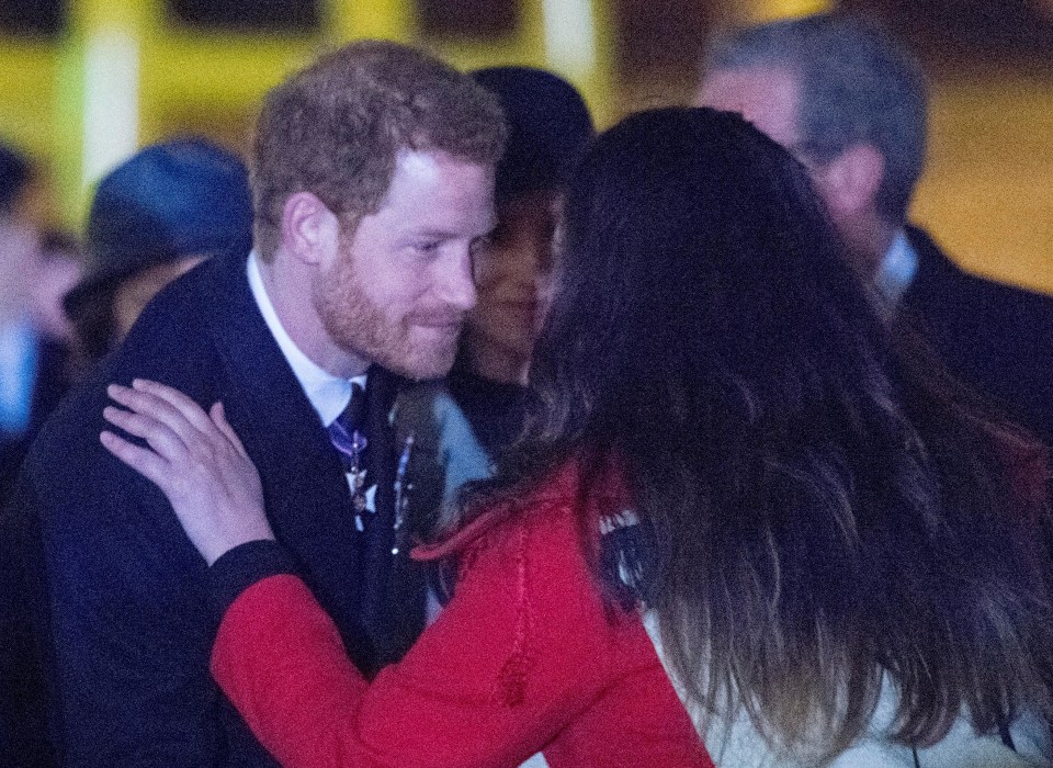 Prince Harry also took part in the hongi – the traditional Maori greeting where the two parties softly press each other’s noses and share each other’s breath