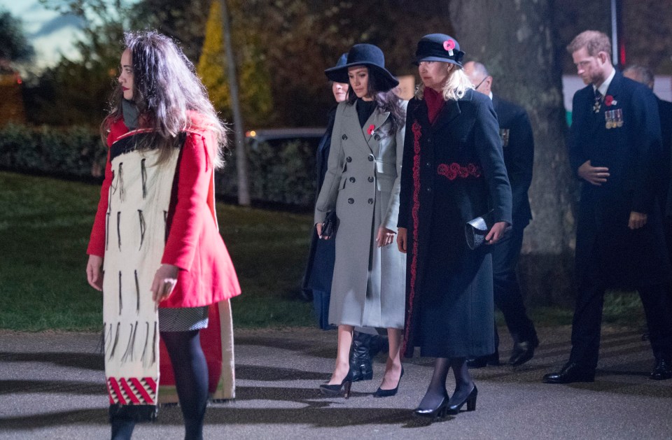 The couple were welcomed by Te Ataraiti Waretini from Ngati Ranana of the London Maori Club