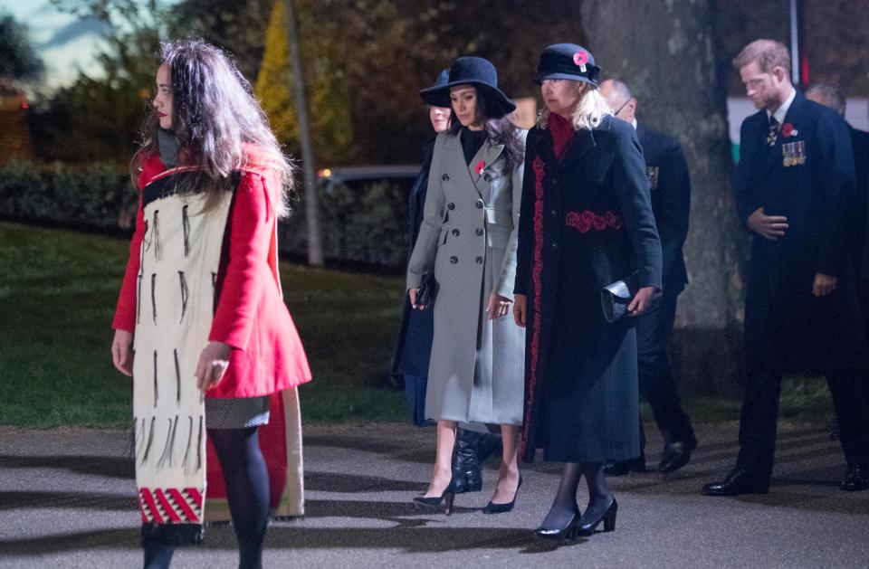  The couple were welcomed by Te Ataraiti Waretini from Ngati Ranana of the London Maori Club