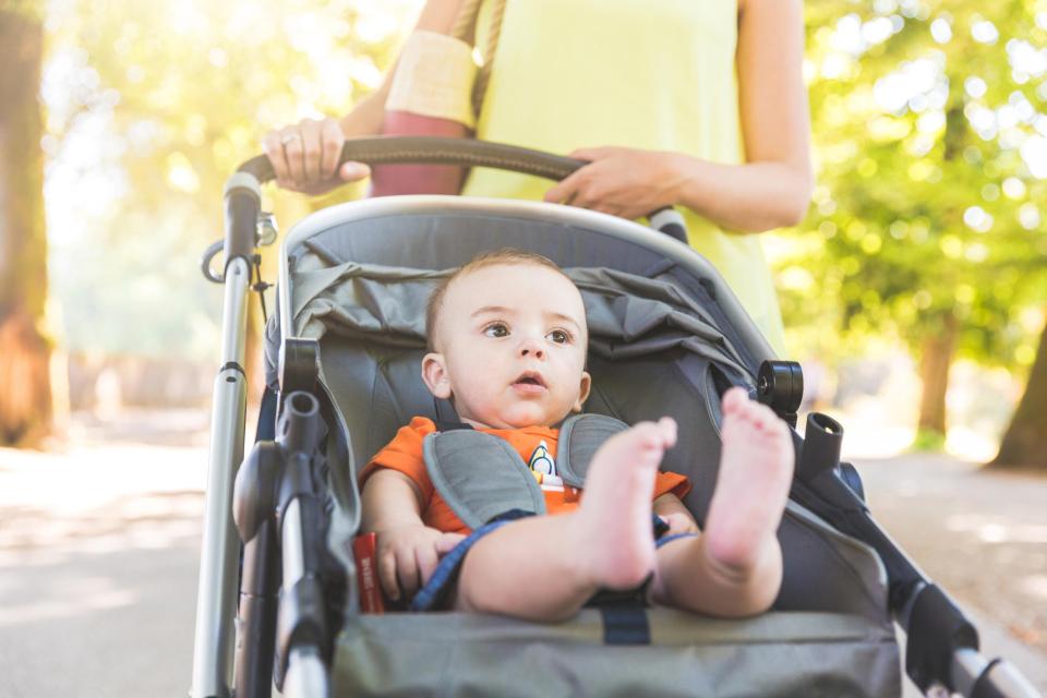  It is safe to cover your baby's pram if the weather gets too hot?