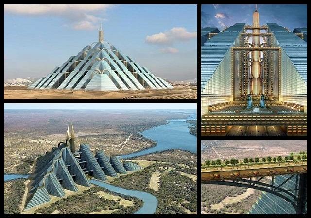  Dubai's Ziggurat Pyramid was inspired the temple towers of the ancient Mesopotamian valley