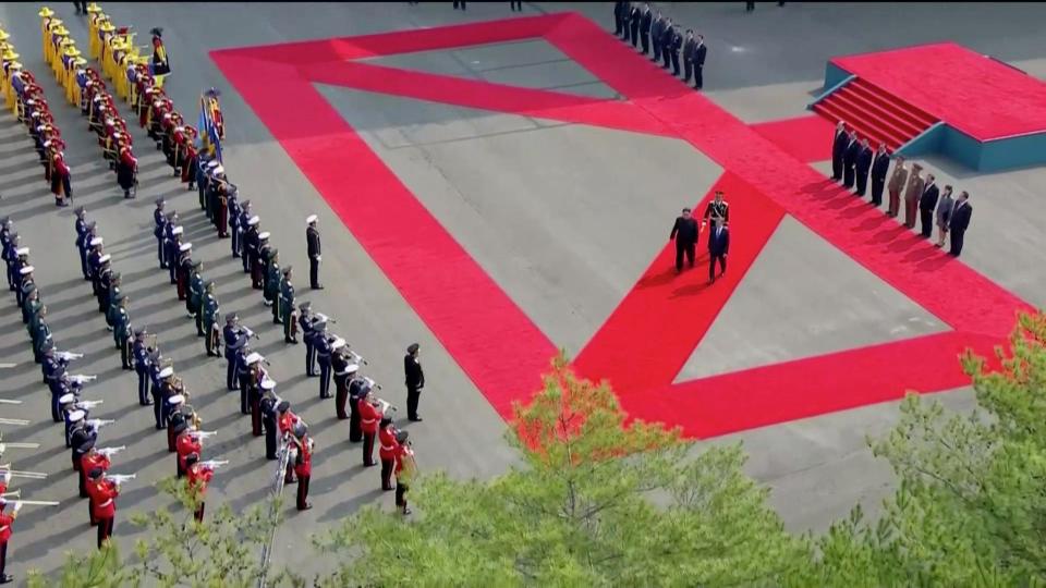  The unprecedented meeting between the two nations was watched by those both sides of the border with anticipation