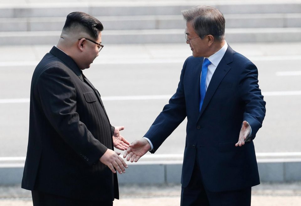  Moon invited Kim to cross into Southern Territory with him in a sign of unification