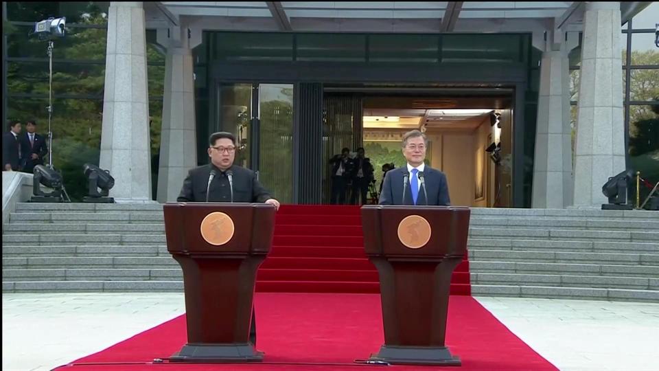  The summit was also the first time Kim Jong-un addressed the world's media