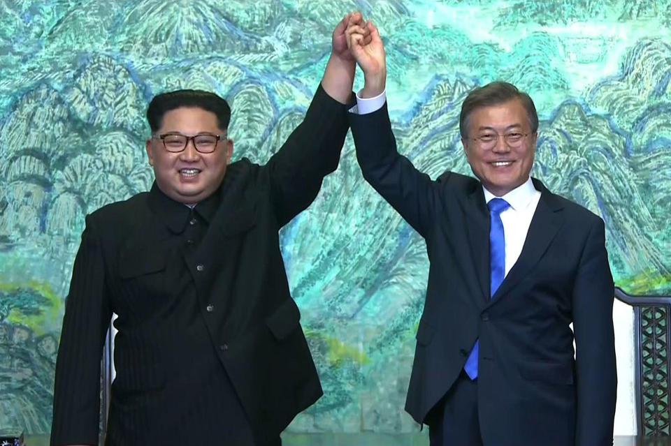  This is the first time a North Korean leader has crossed the border into South Korea since 1953