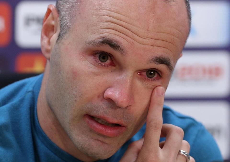  Andres Iniesta has officially confirmed he will leave Barcelona this summer