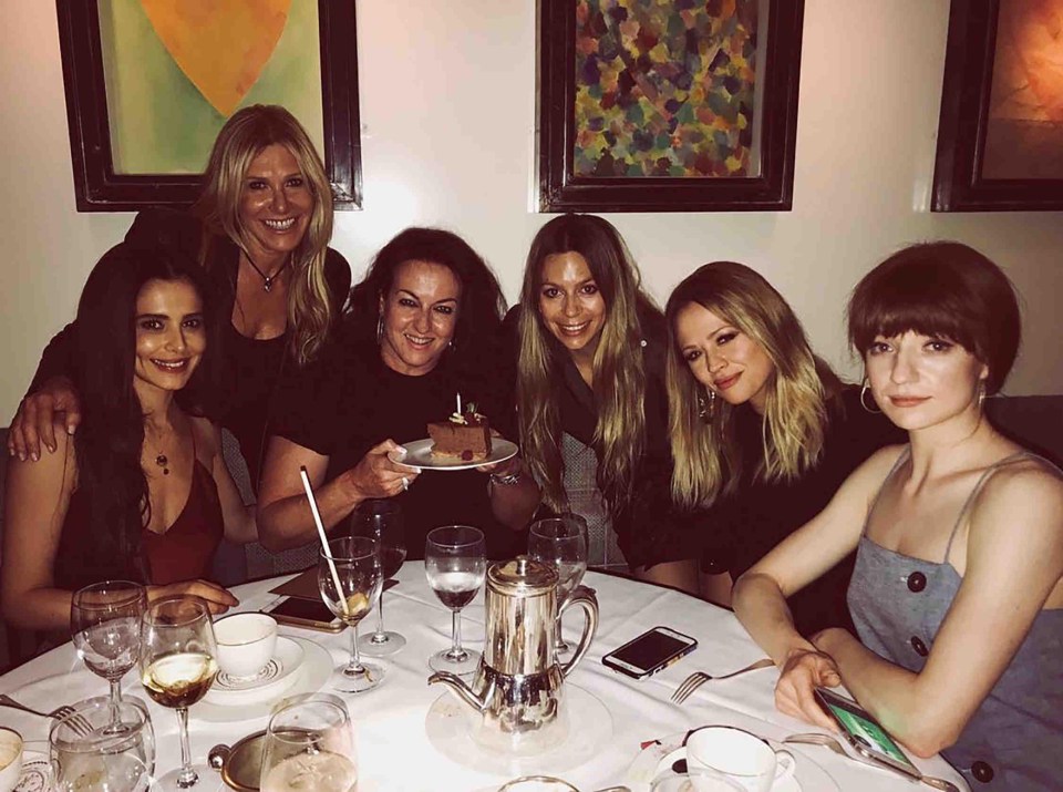 Cheryl had a mini-reunion with Girls Aloud’s Nicola and Kimberley when they dined at Mr Chow in London’s Knightsbridge