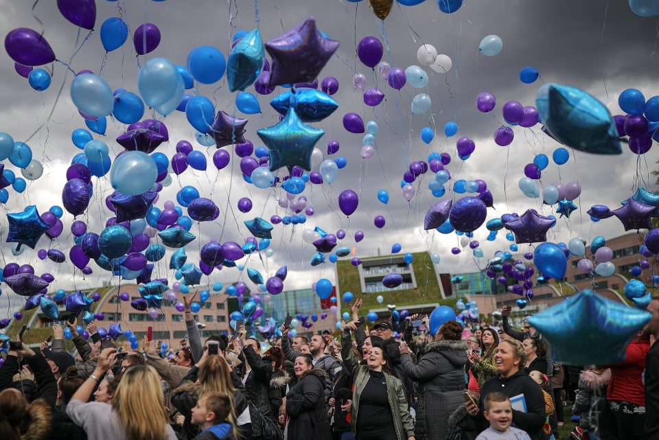  Alfie's supporters held a vigil outside Alder Hey hospital on Saturday