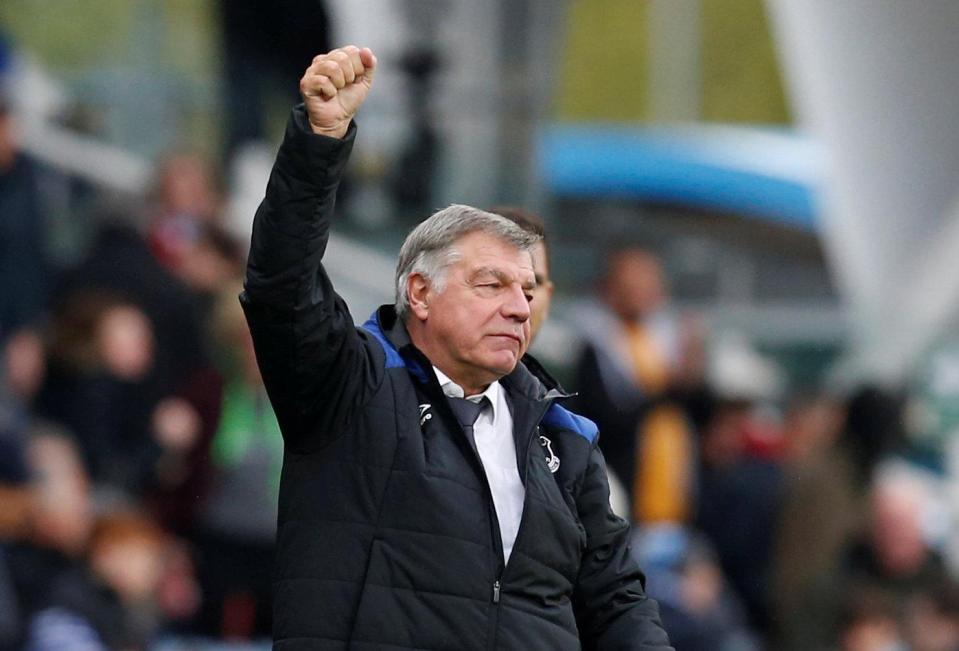  Allardyce celebrates making it 14 points from seven games