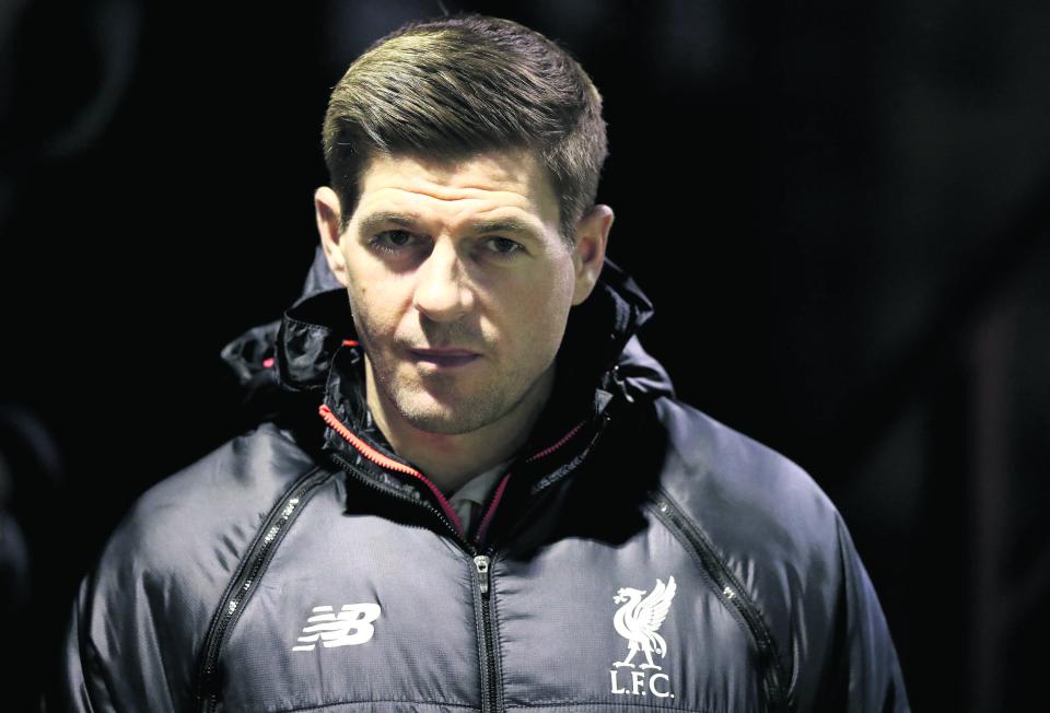  Steven Gerrard has held talks to become the next Rangers manager