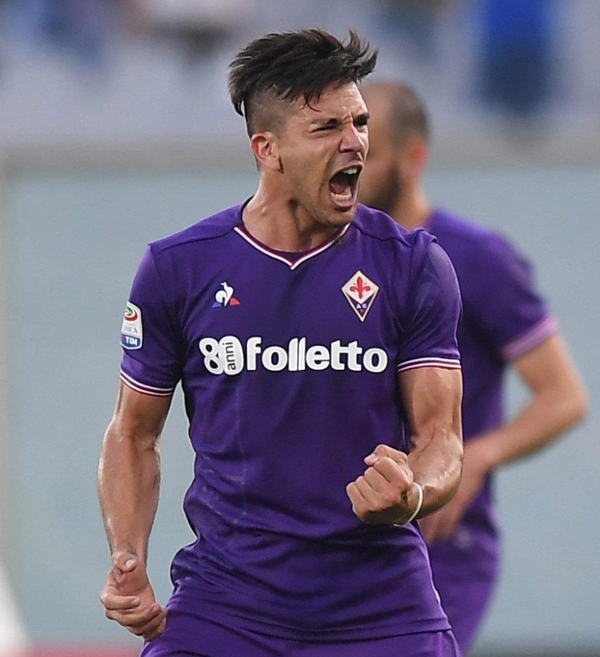  Hat-trick hero Giovanni Simeone is the son of Atletico Madrid boss Diego Simeone