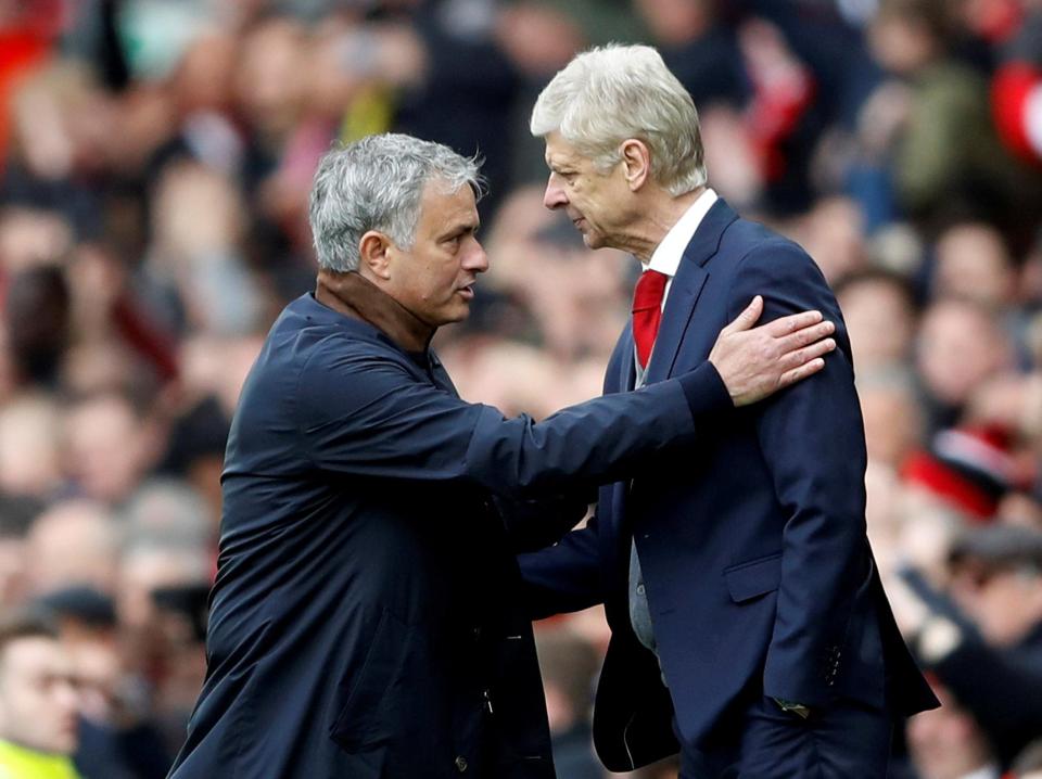  But it was Mourinho who came out on top against Wenger in what could be the Frenchman's final game at Old Trafford