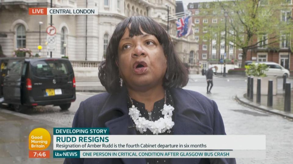  Diane Abbott suffered a disastrous interview on Good Morning Britain