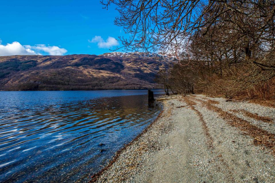  The waterfront property is situated at the base of Ben Lomond mountain