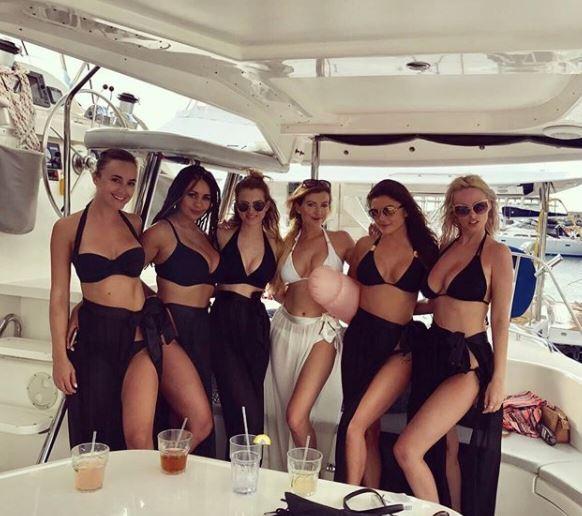  They also spent the day on a luxury yacht