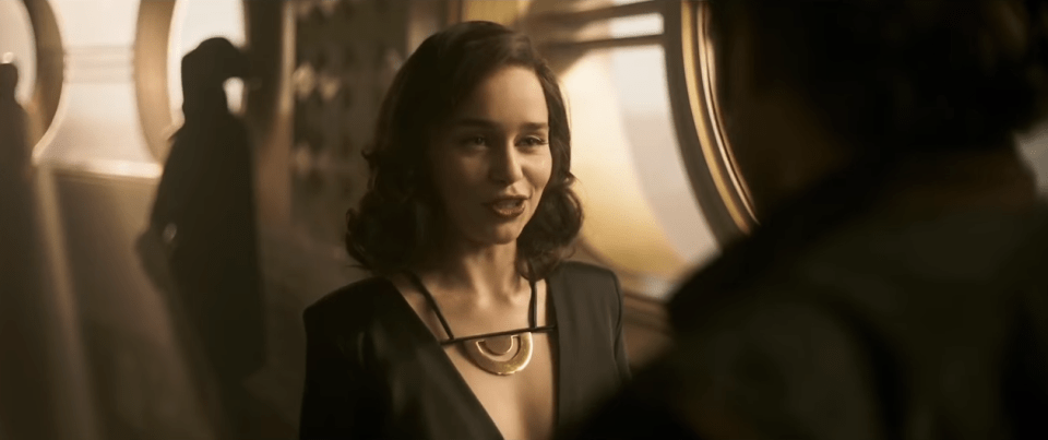  Emilia Clarke also makes an appearance in the new Star Wars film